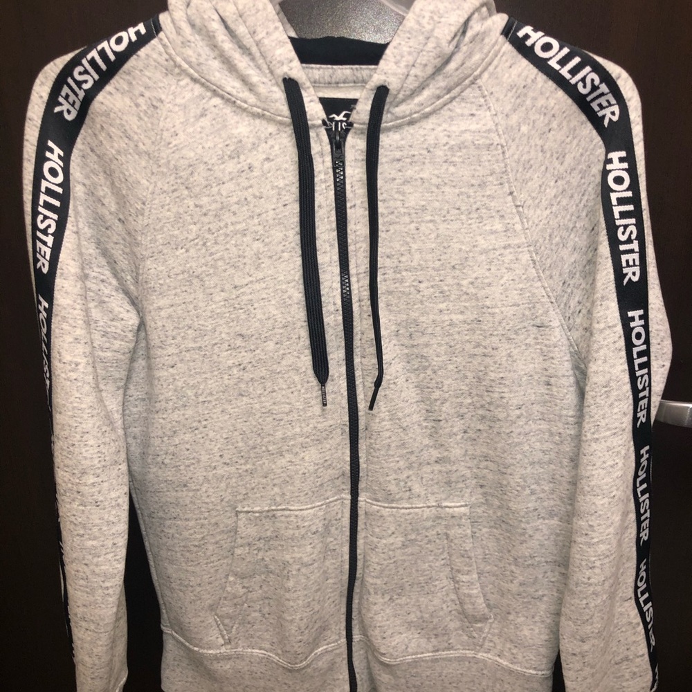 Hollister Fleece Zip-up Jacket with Hood